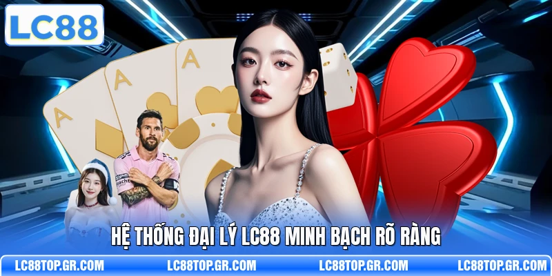Hệ thống đại lý LC88 minh bạch rõ ràng