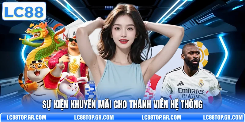 Sự kiện khuyến mãi cho thành viên hệ thống